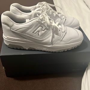 White grey New Balances 550s brand new and Never Worn